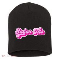Sugar Tits Bubblegum Pink Short Acrylic Beanie thumb 0