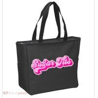 Sugar Tits Bubblegum Pink Tote Bag thumb 2