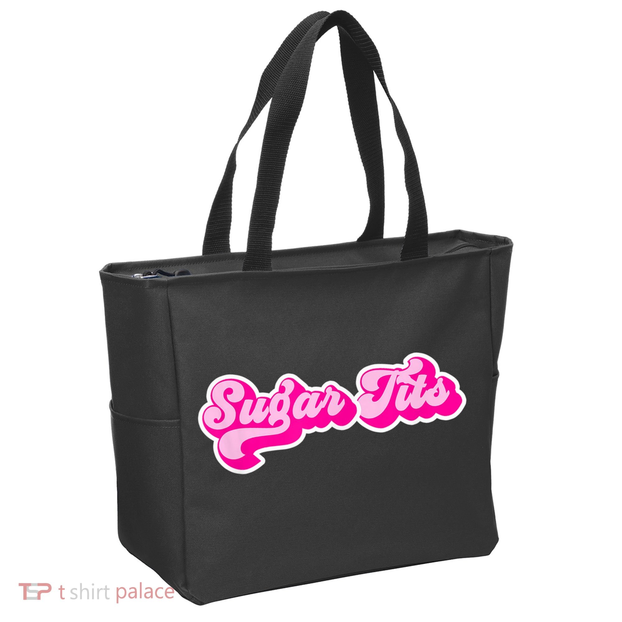 Sugar Tits Bubblegum Pink Tote Bag