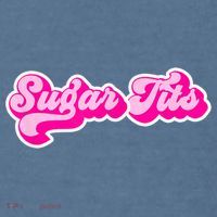 Sugar Tits Bubblegum Pink Garment-Dyed Sweatshirt thumb 2