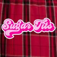 Sugar Tits Bubblegum Pink Men's Flannel Plaid Pajama Pants thumb 2