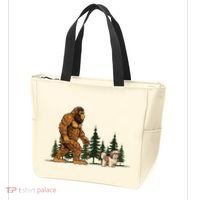 Shih Tzu Bigfoot Dog Walking Dog Mom Dad Tote Bag thumb 3