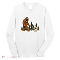 Shih Tzu Bigfoot Dog Walking Dog Mom Dad Long Sleeve Shirt thumb 0