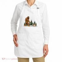 Shih Tzu Bigfoot Dog Walking Dog Mom Dad Apron thumb 2