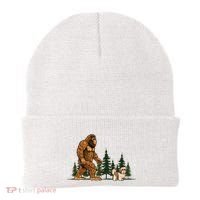 Shih Tzu Bigfoot Dog Walking Dog Mom Dad Beanie thumb 0