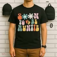 Soon To Be Auntie Gifts Pregnancy Announcement Aunt To Be T-Shirt thumb 6