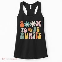 Soon To Be Auntie Gifts Pregnancy Announcement Aunt To Be Women's Tank Top thumb 0
