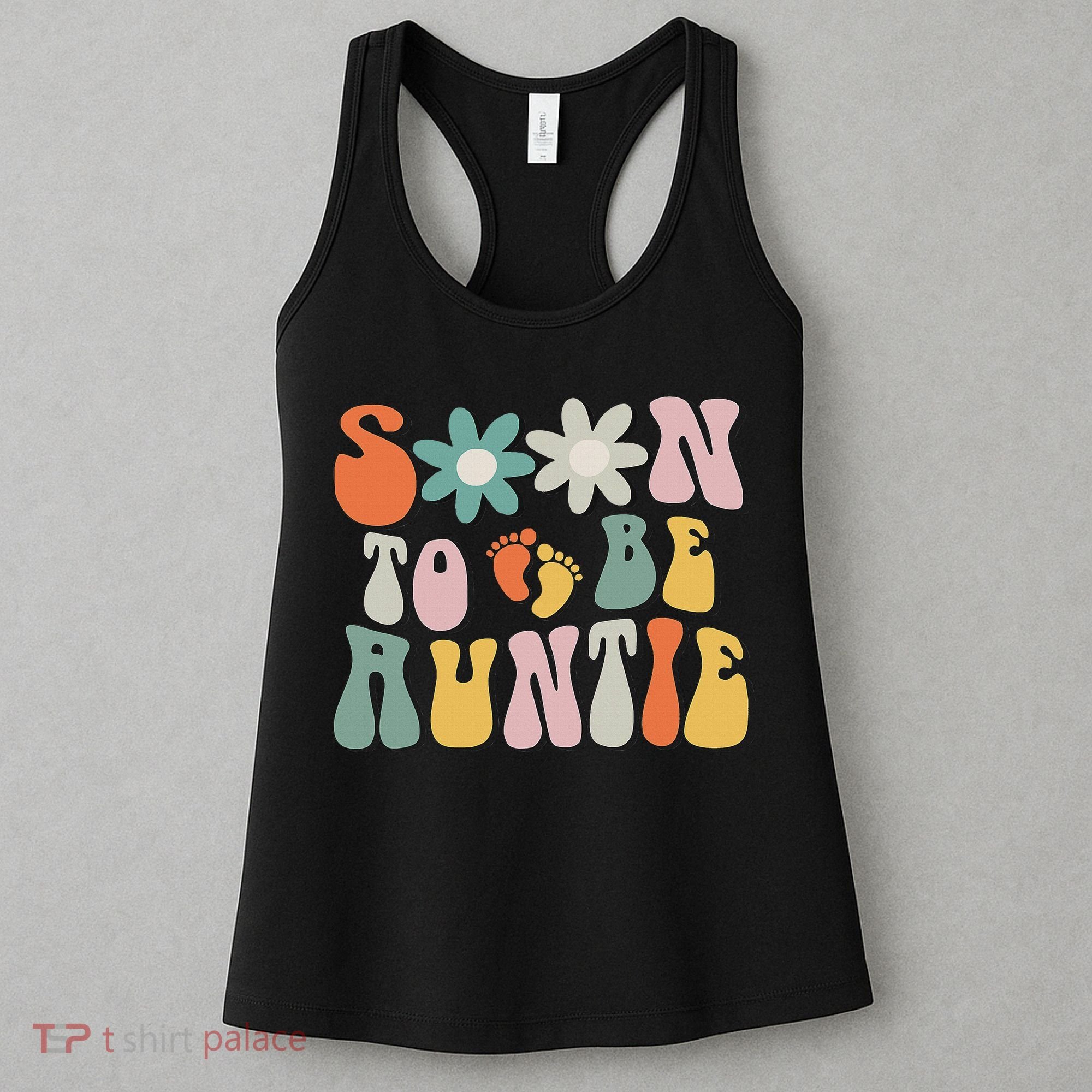 Soon To Be Auntie Gifts Pregnancy Announcement Aunt To Be Women's Tank Top