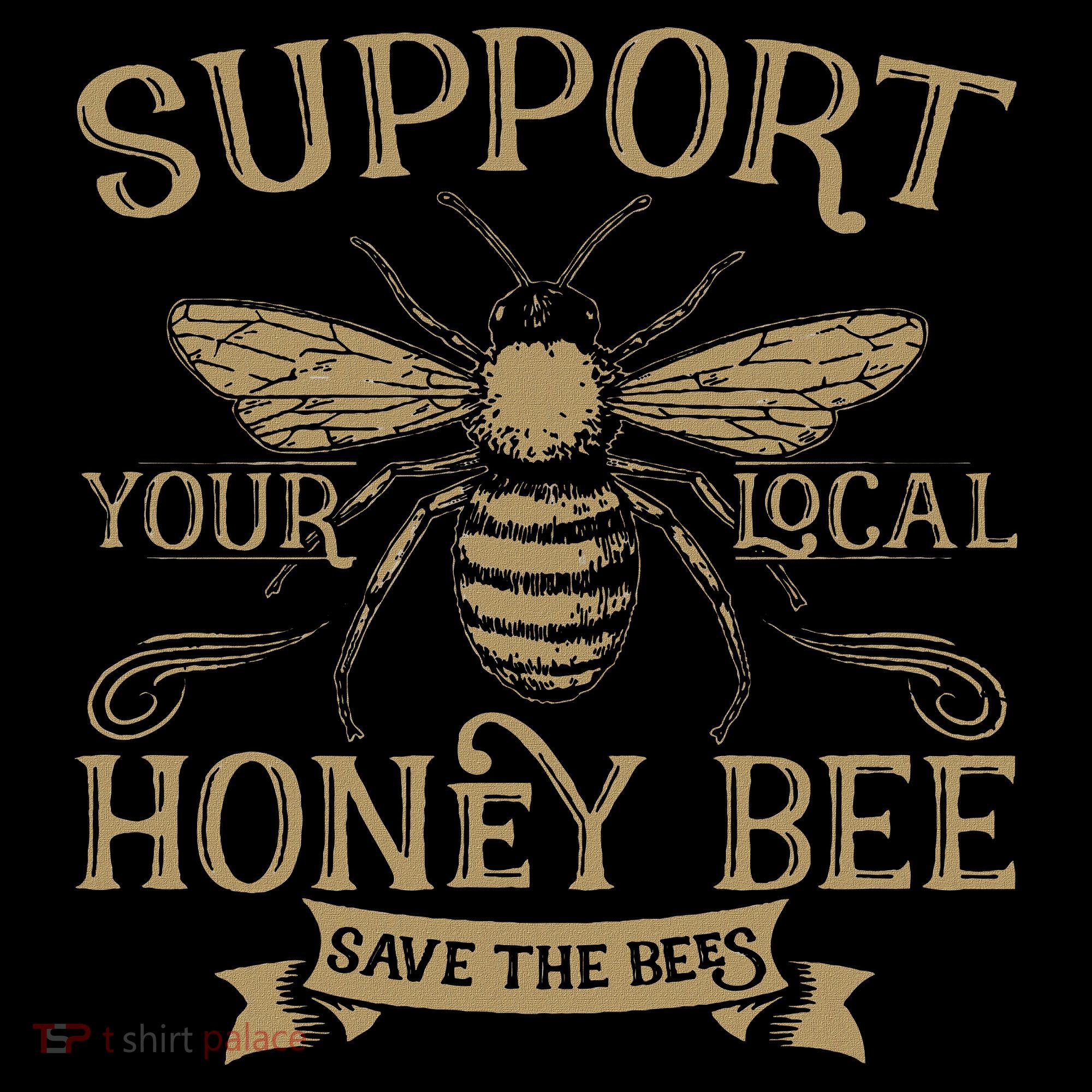 Save The Bees Local Honey Bee Support Bucket Hat