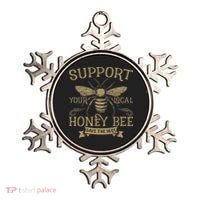 Save The Bees Local Honey Bee Support Ornament thumb 0