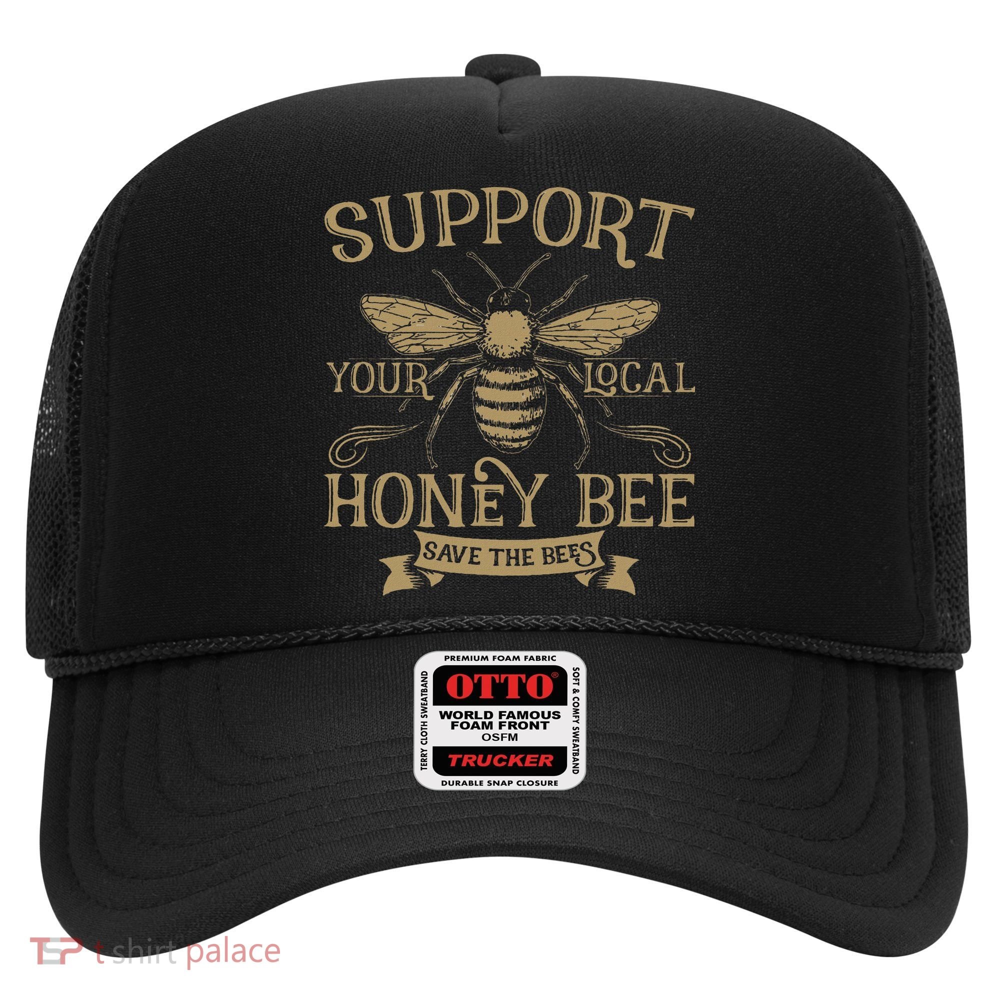 Save The Bees Local Honey Bee Support Hat