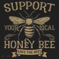Save The Bees Local Honey Bee Support Hat thumb 2