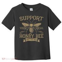 Save The Bees Local Honey Bee Support Toddler T-Shirt thumb 0