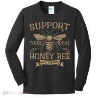 Save The Bees Local Honey Bee Support Kids Long Sleeve Shirt thumb 0