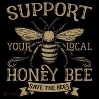 Save The Bees Local Honey Bee Support Kids Long Sleeve Shirt thumb 2