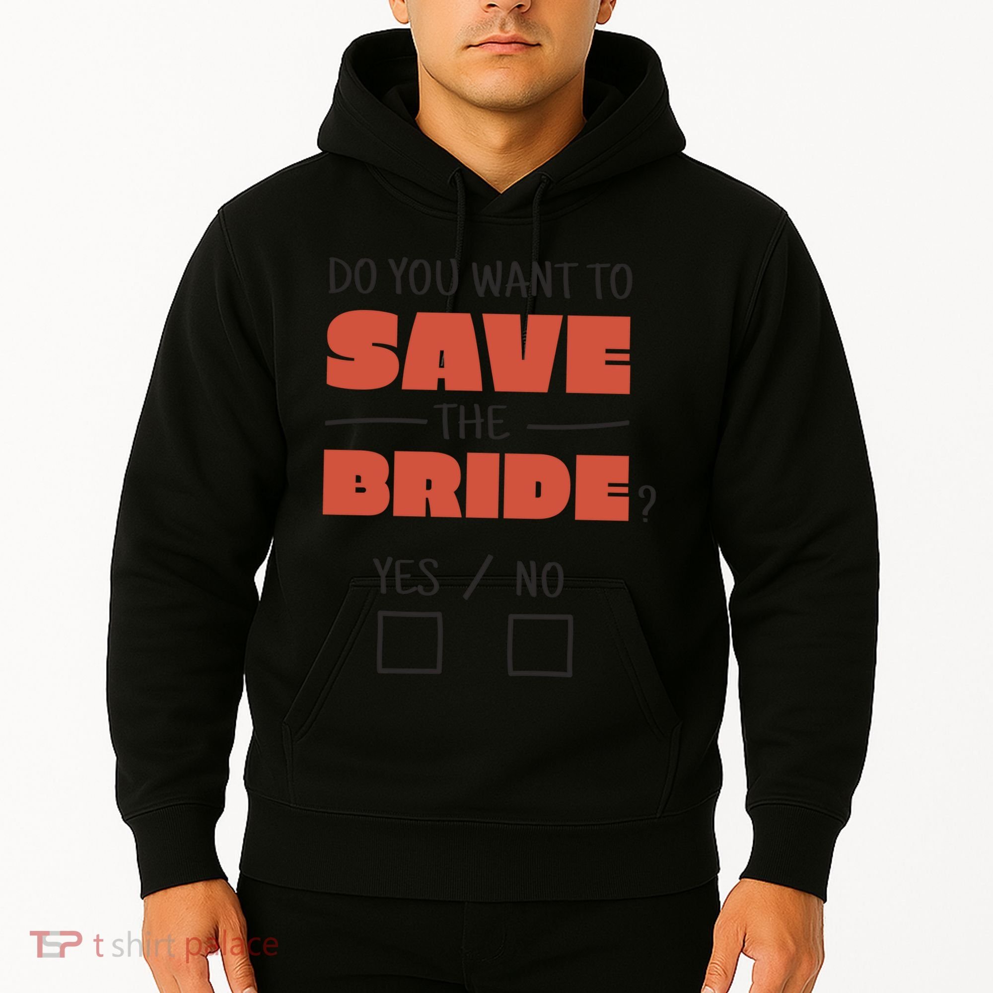 Save The Bride Funny Bachelorette Gift Hoodie