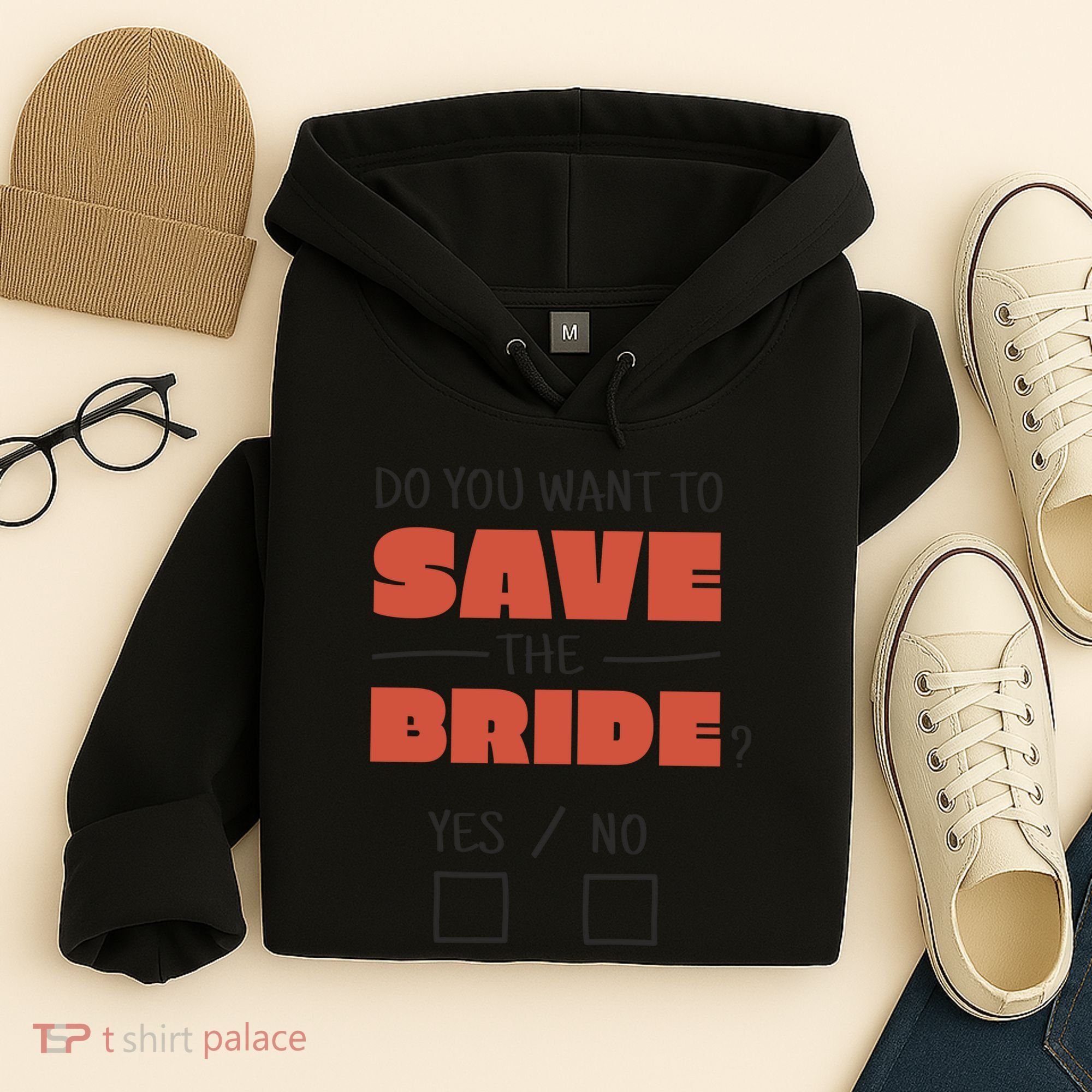Save The Bride Funny Bachelorette Gift Hoodie