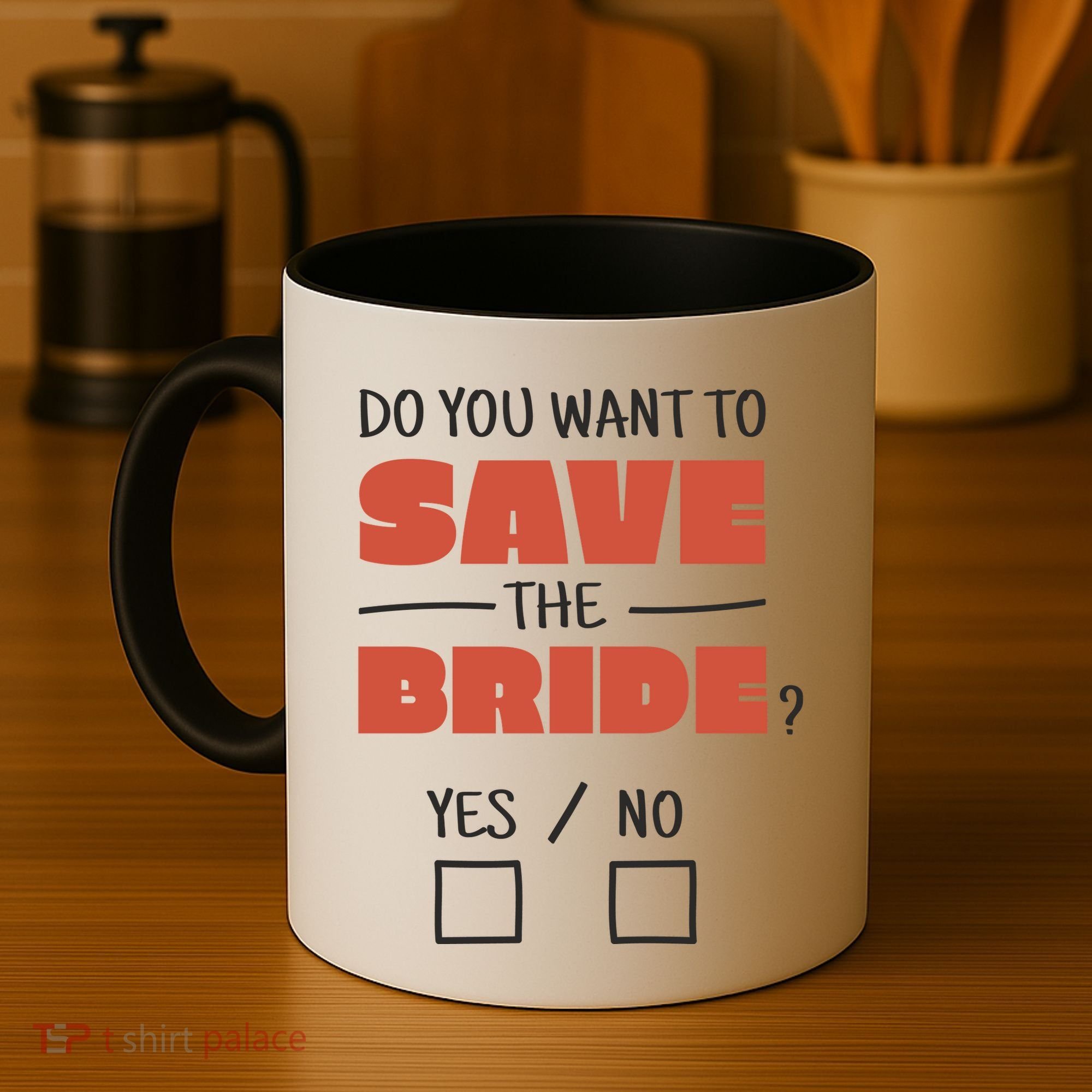 Save The Bride Funny Bachelorette Gift Coffee Mug