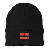 Save The Bride Funny Bachelorette Gift Beanie thumb 0