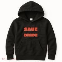 Save The Bride Funny Bachelorette Gift Kids Hoodie thumb 0