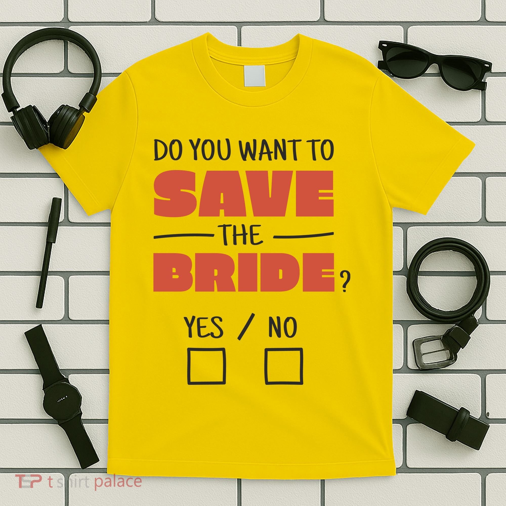 Save The Bride Funny Bachelorette Gift T-Shirt