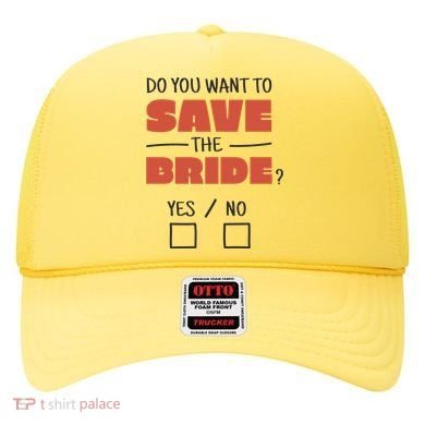 Save The Bride Funny Bachelorette Gift Hat