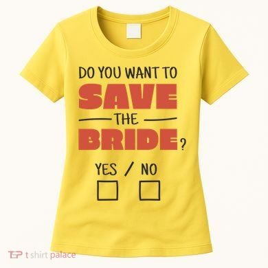 Save The Bride Funny Bachelorette Gift Women's T-Shirt