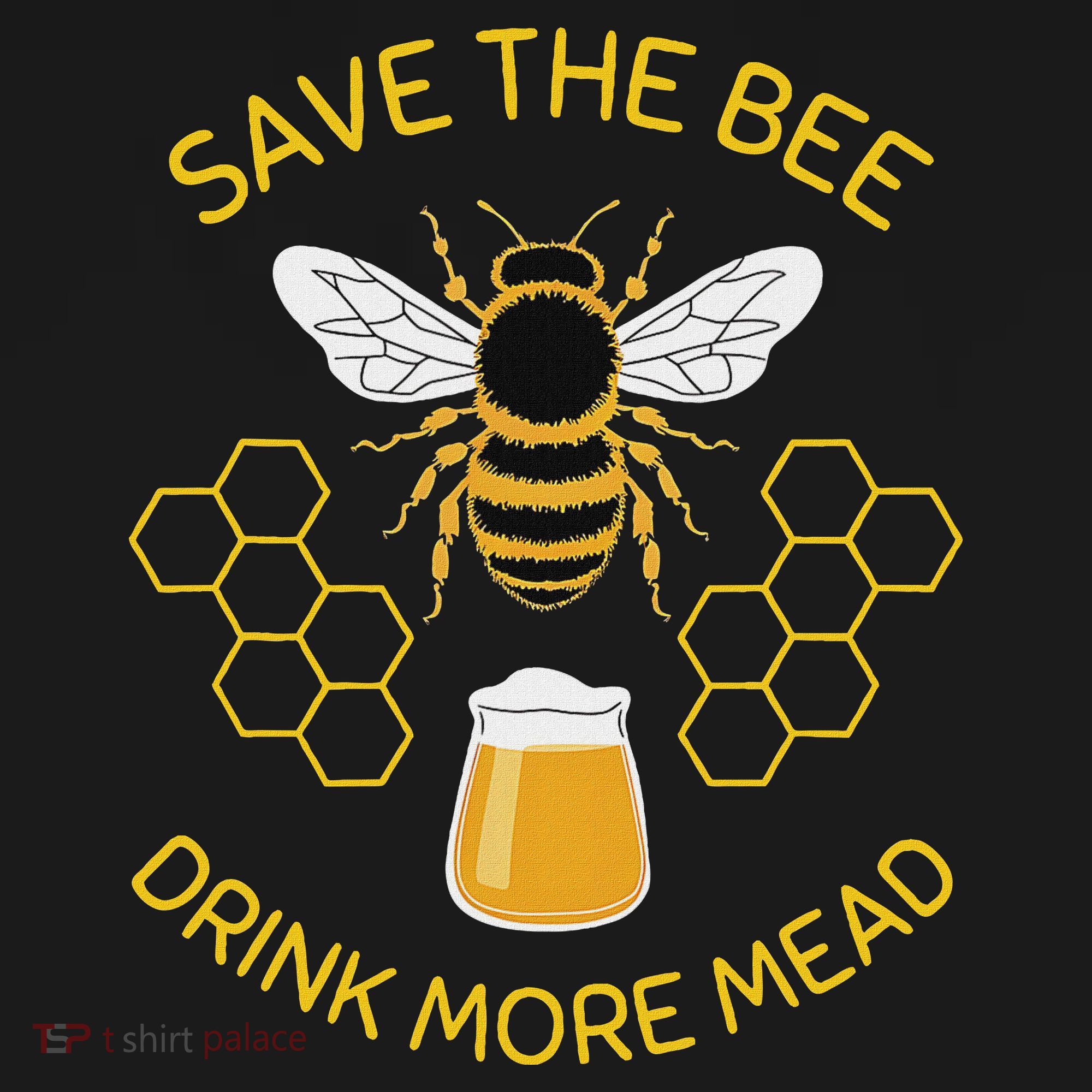 Save The Bees Drink More Mead Craft Beer Bucket Hat