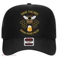 Save The Bees Drink More Mead Craft Beer Hat thumb 0
