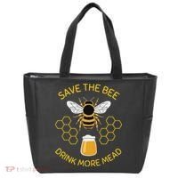 Save The Bees Drink More Mead Craft Beer Tote Bag thumb 0
