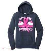 Save The Bobbers Breast Cancer Awareness Fishing Lovers Women's Hoodie thumb 0