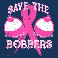 Save The Bobbers Breast Cancer Awareness Fishing Lovers Mousepad thumb 1