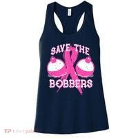 Save The Bobbers Breast Cancer Awareness Fishing Lovers Women's Tank Top thumb 0
