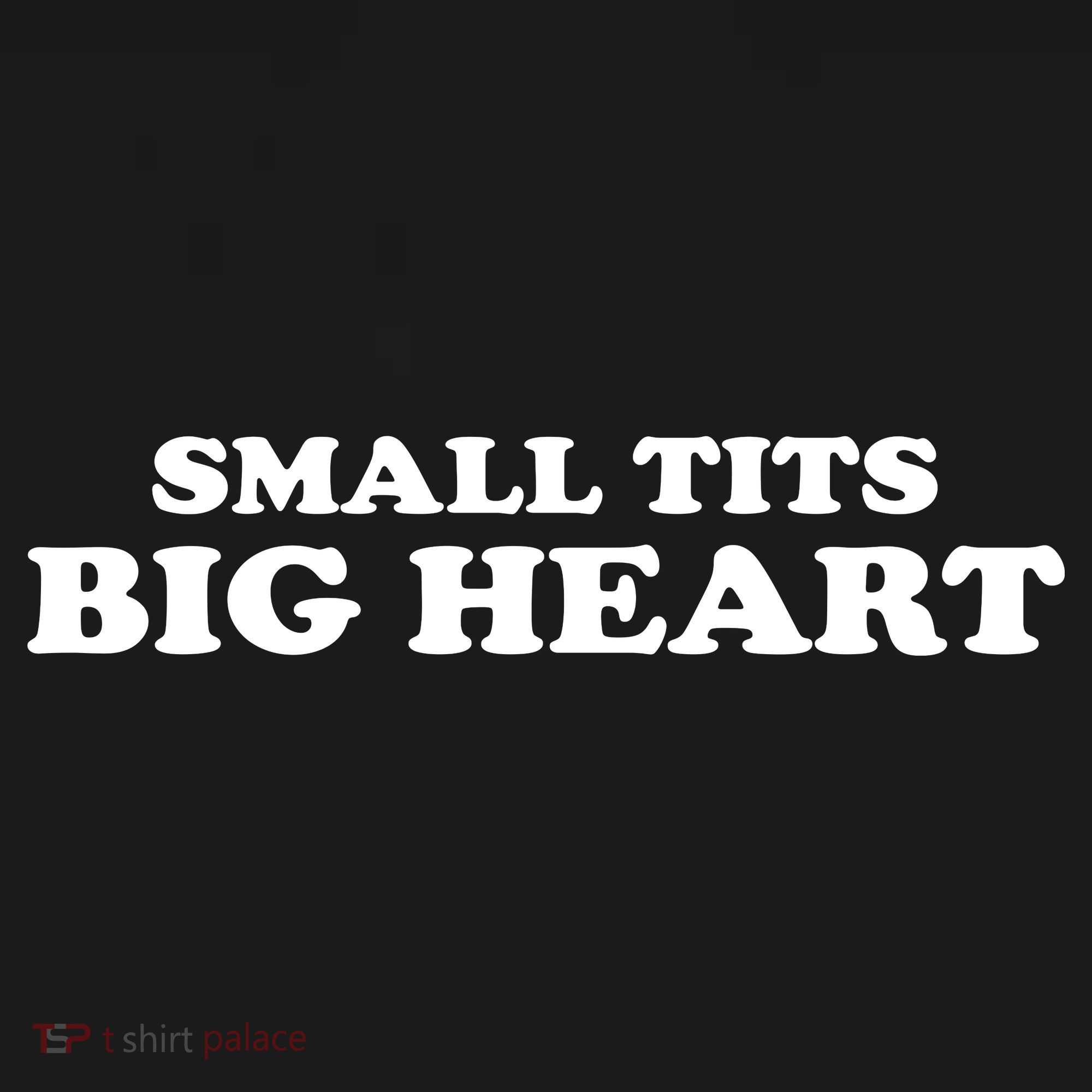 Small Tits Big Heart Funny Girl Coaster