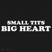 Small Tits Big Heart Funny Girl Toddler Hoodie thumb 2