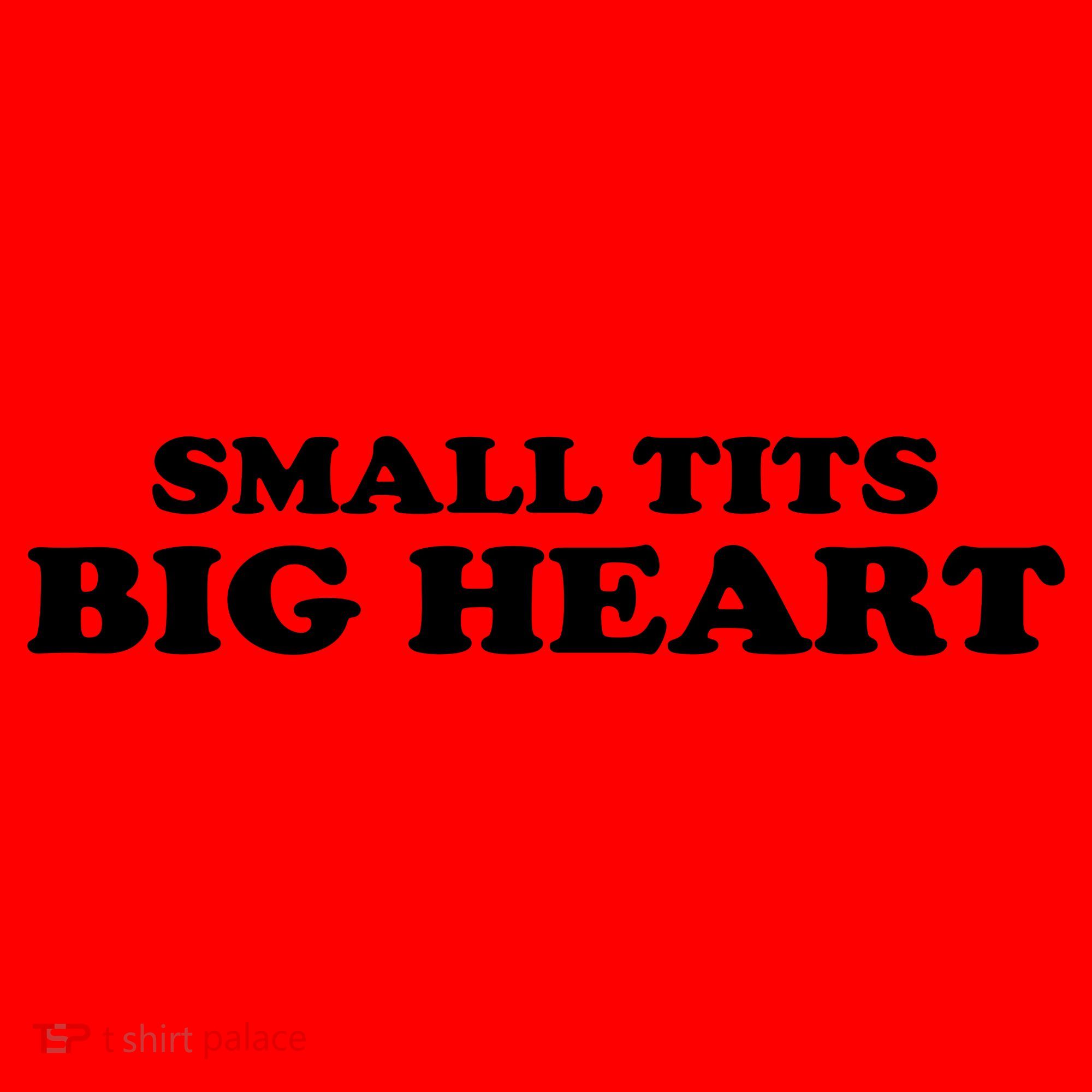 Small Tits Big Heart Funny Girl Santa Hat