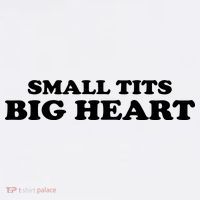 Small Tits Big Heart Funny Girl Women's Hoodie thumb 2