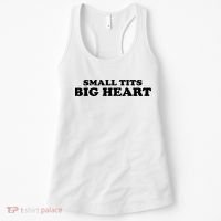 Small Tits Big Heart Funny Girl Women's Tank Top thumb 0