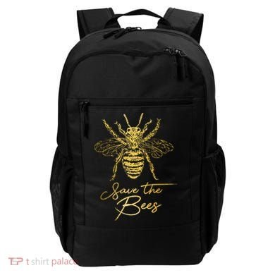 Save The Bees Beekeeper Beekeeping Vintage Bee Backpack