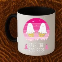 Save The Bbo Bees Breast Cancer Awareness Coffee Mug thumb 2