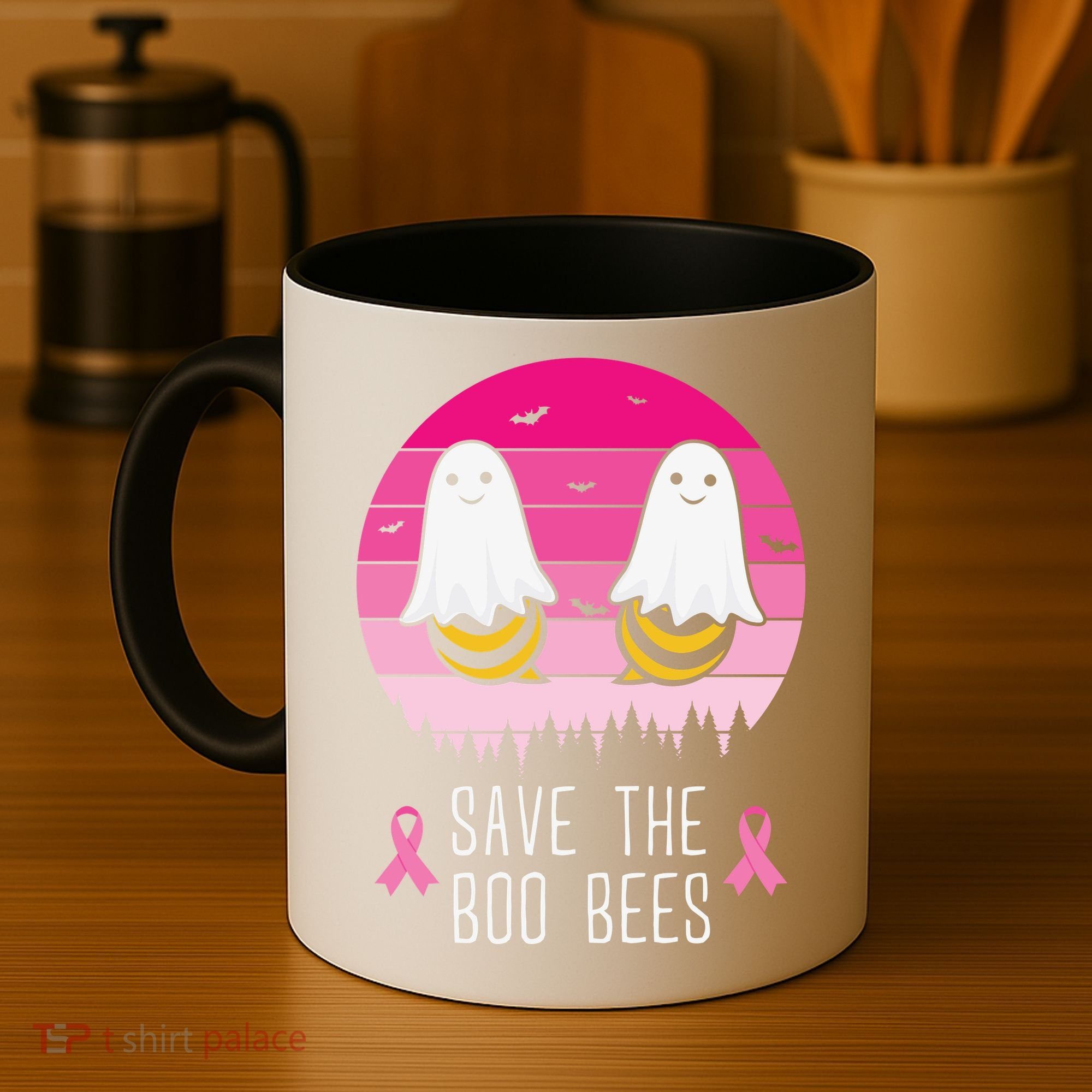 Save The Bbo Bees Breast Cancer Awareness Coffee Mug