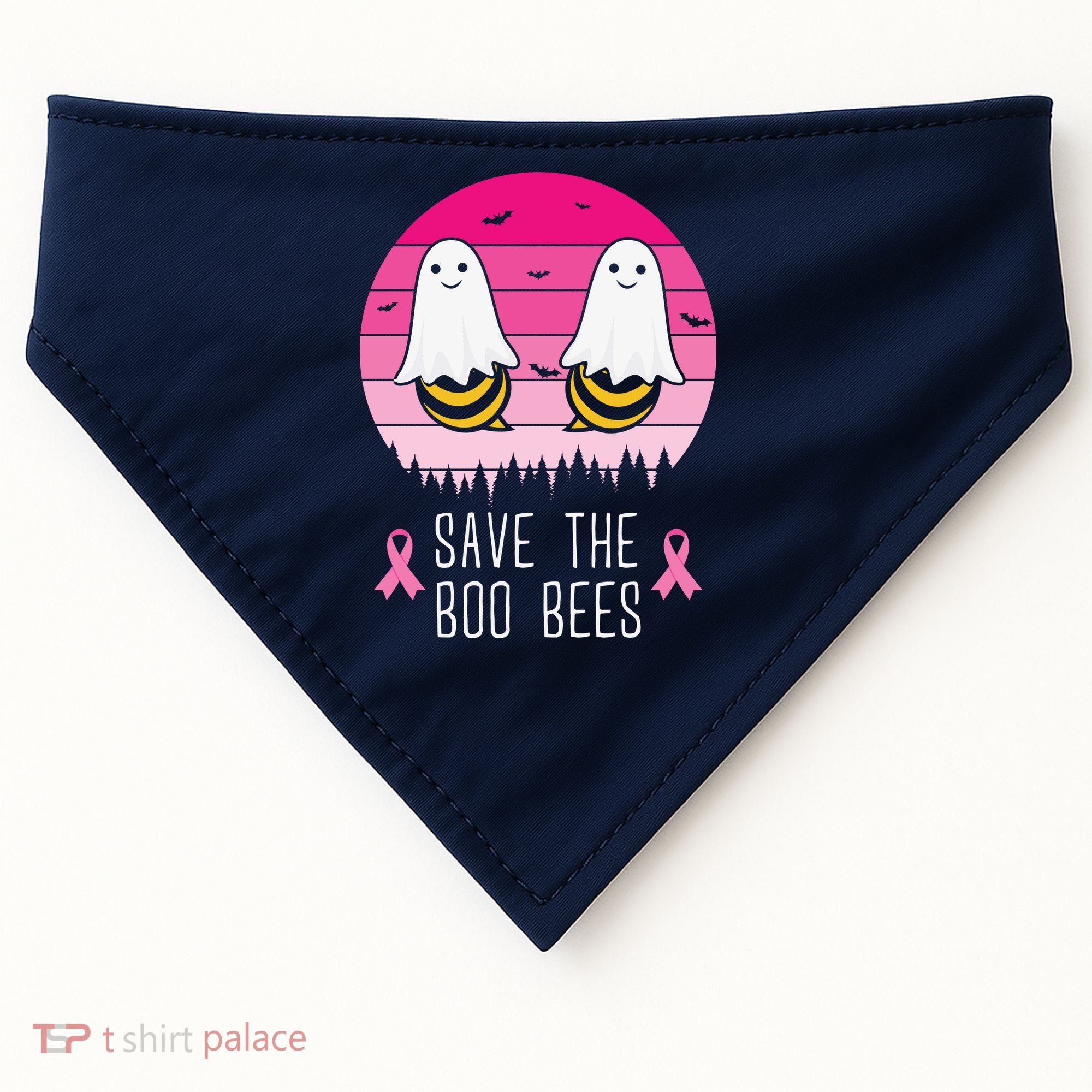 Save The Bbo Bees Breast Cancer Awareness USA-Made Doggie Bandana