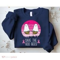 Save The Bbo Bees Breast Cancer Awareness Sweatshirt thumb 2