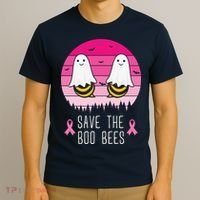 Save The Bbo Bees Breast Cancer Awareness T-Shirt thumb 3
