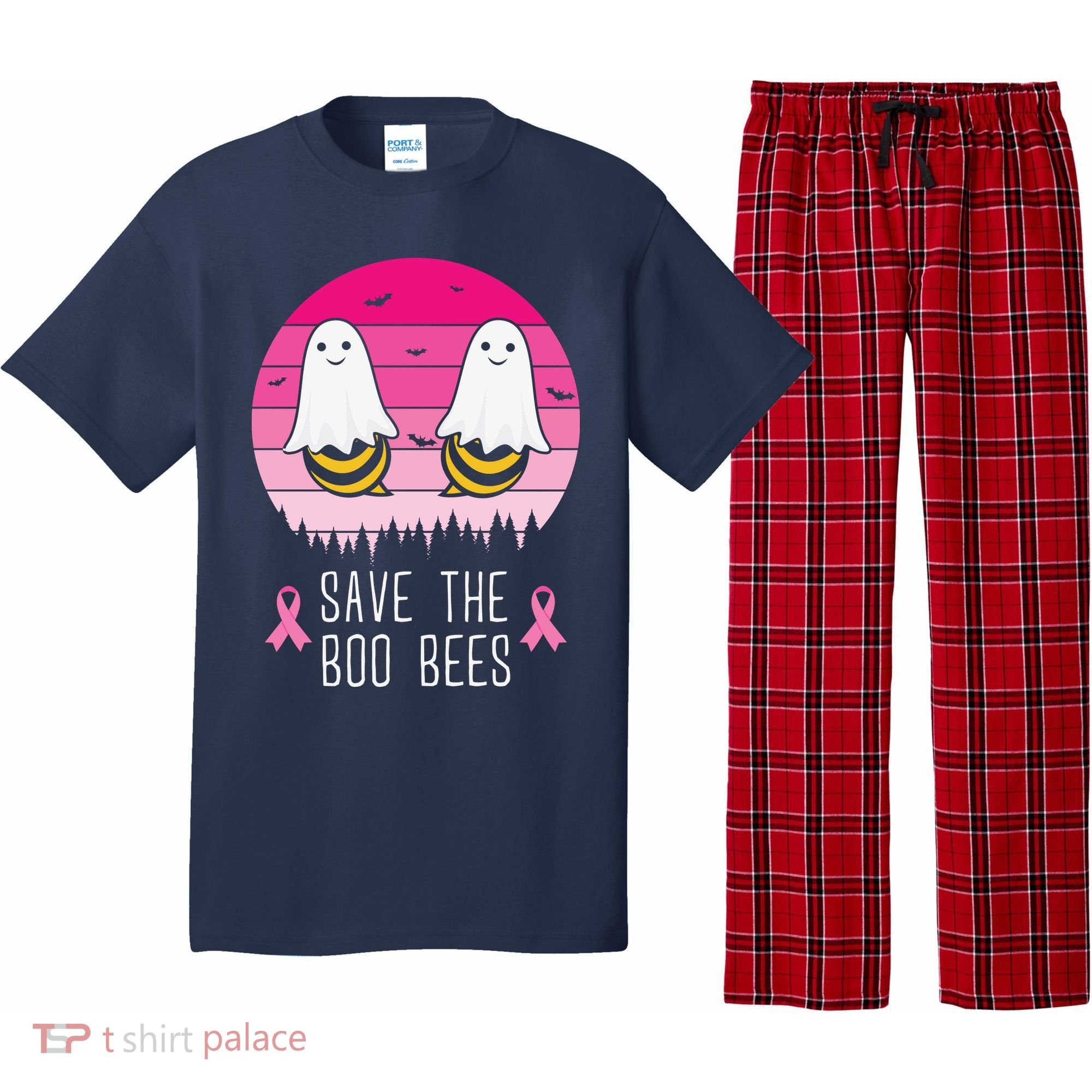 Save The Bbo Bees Breast Cancer Awareness Pajama Set