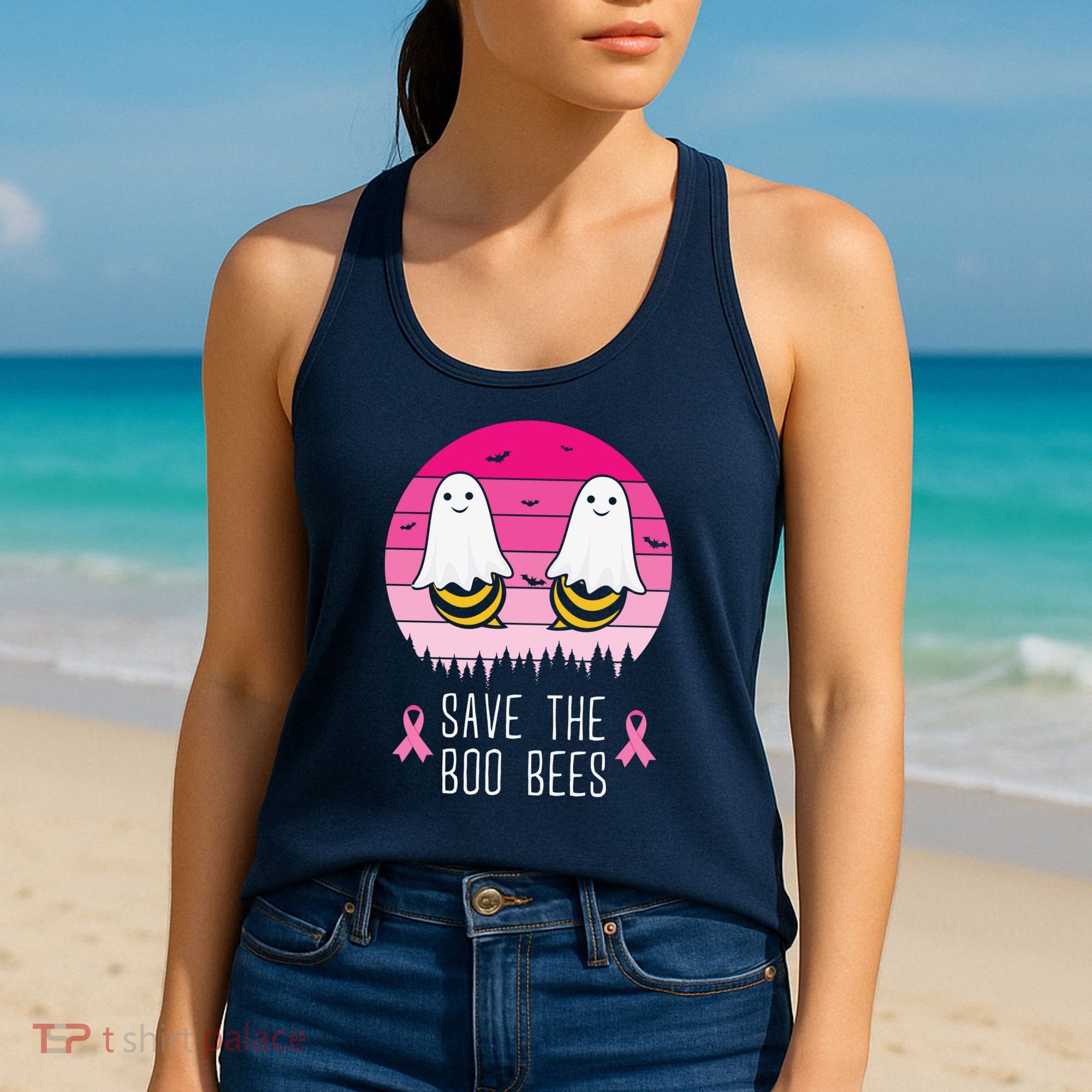 Save The Bbo Bees Breast Cancer Awareness Women's Tank Top