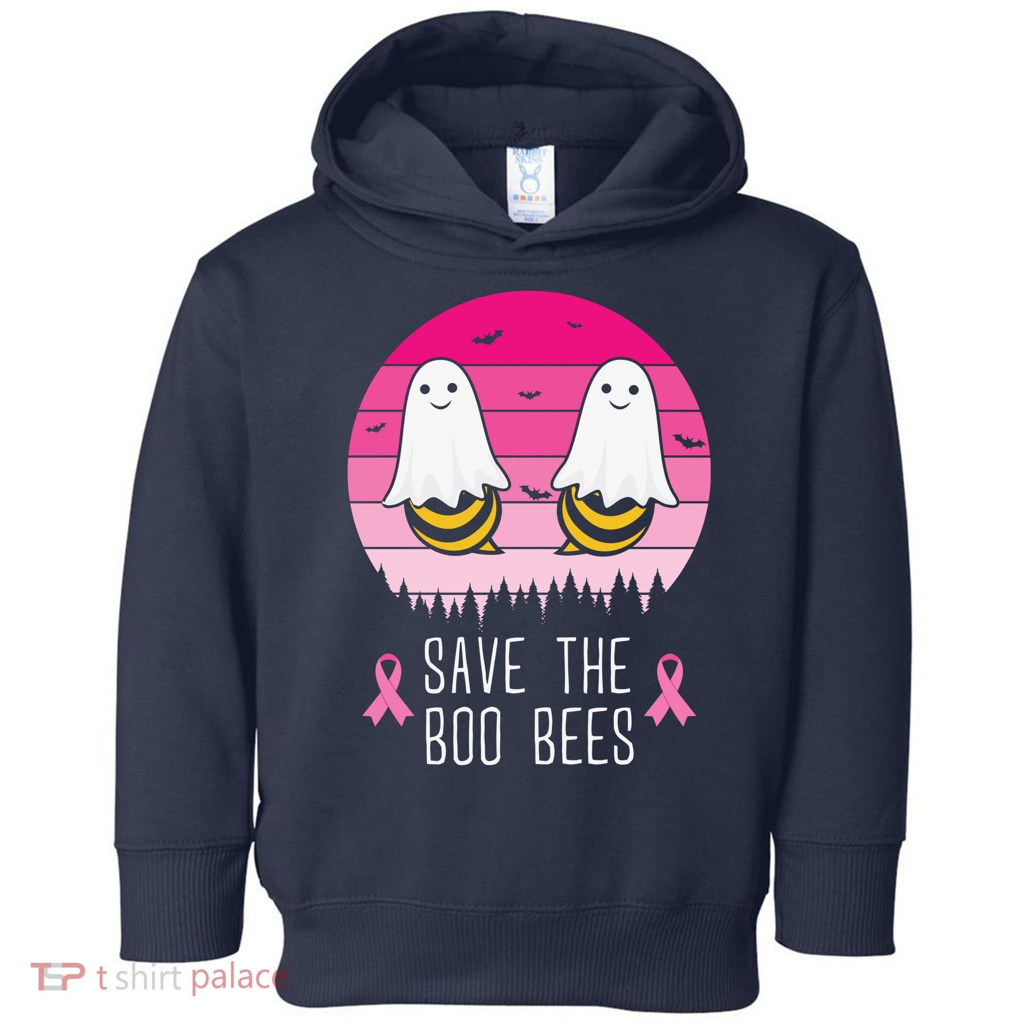 Save The Bbo Bees Breast Cancer Awareness Toddler Hoodie