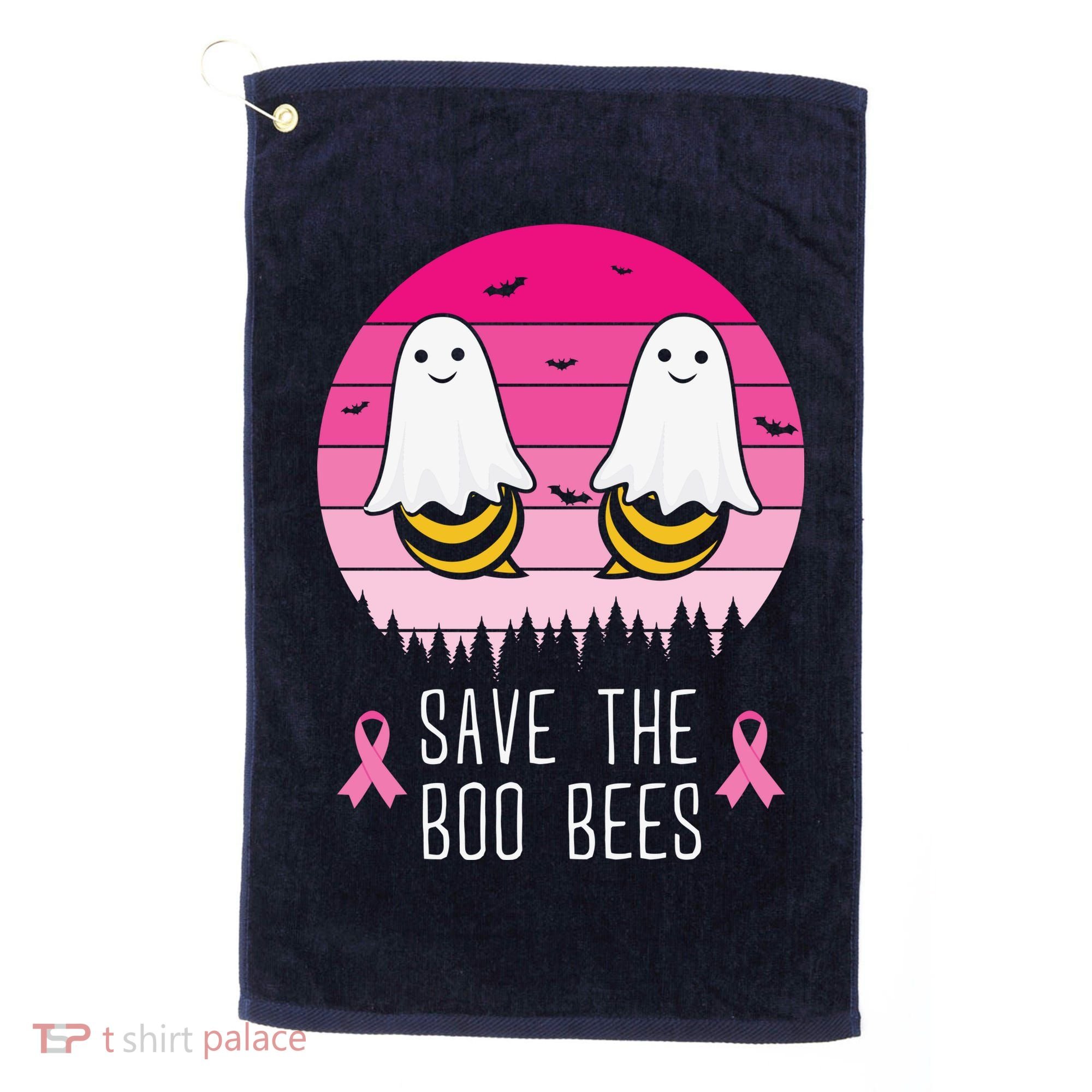 Save The Bbo Bees Breast Cancer Awareness Golf Towel
