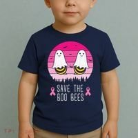 Save The Bbo Bees Breast Cancer Awareness Toddler T-Shirt thumb 2