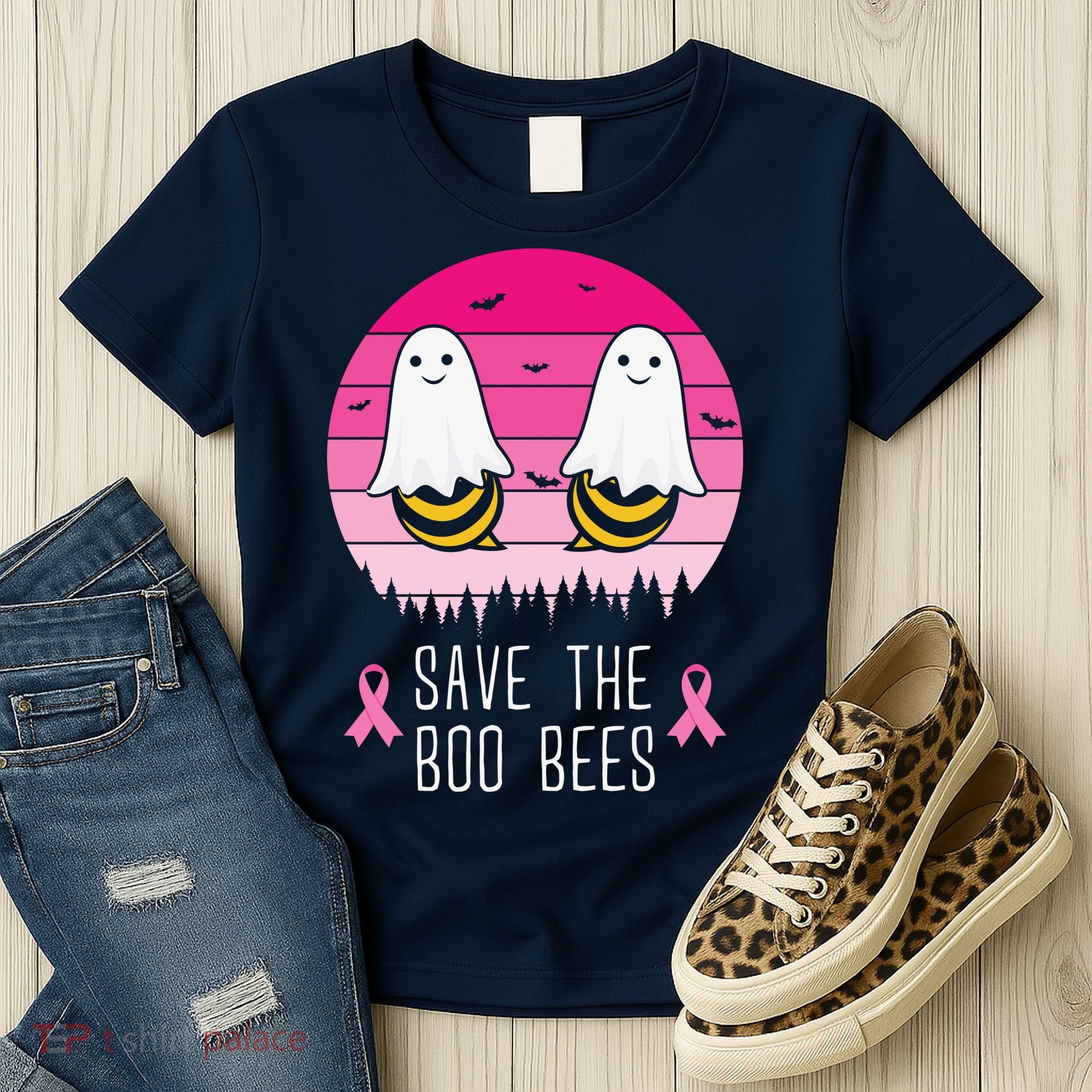 Save The Bbo Bees Breast Cancer Awareness Women's T-Shirt